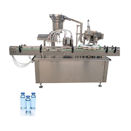 Makinë automatike e mbulimit të shisheve mbushëse të lëngshme të mbushur me 30 ml shishe të certifikuar me CE