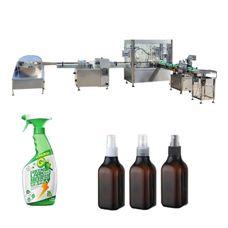 Makinë automatike e mbushjes dhe etiketimit të mbushjes së shisheve mbushëse të vajit të mbushur me 30 ml automatik prej 30 ml kërp cbd