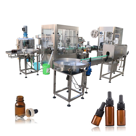 Linja e prodhimit / makinës / mbushësit për mbushjen e pijeve të gazuara me shishe të vogla monobllok
