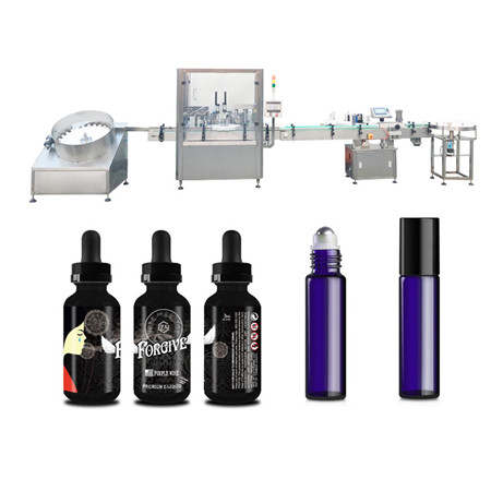 parfum elektrik rrotullues me mbushje të shpejtë / aromë / attar / vaj esencial / makineri e vogël mbushëse e shisheve të lëngshme të cigareve elektronike me CE