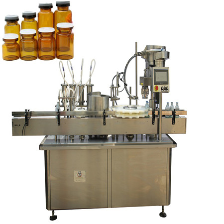 Makinë automatike e mbushjes së mjaltit me kavanoz të vogël me densitet të lartë me pjesë mbulimi